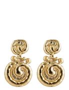 Vintage Golden Earrings Ørestickere Smykker Gold Susmie's