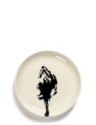 Plate S White Artichoke Black Feast By Ottolenghi Set/2 Home Tableware...