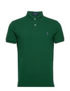 Basic Mesh-Ssl-Knt Designers Polos Short-sleeved Green Polo Ralph Laur...