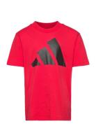 J Bl Tee 160 Tops T-Kortærmet Skjorte Red Adidas Sportswear