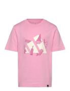 Lk L Ice Tee Tops T-Kortærmet Skjorte Pink Adidas Sportswear