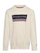 Monotype 1985 Reg Sweater Tops Sweatshirts & Hoodies Sweatshirts Cream...