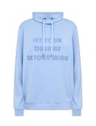 Sc-Banu Tops Sweatshirts & Hoodies Sweatshirts Blue Soyaconcept