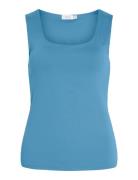 Vikenza U-Neck S/L Tank Top - Noos Tops T-shirts & Tops Sleeveless Blu...