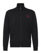 Laze Zip Jacket Tops Sweatshirts & Hoodies Sweatshirts Black HUGO