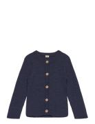 Cardigan - Knitted Tops Knitwear Cardigans Navy CeLaVi