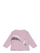 Nmfvaliane Ls Nreg Top Tops T-shirts Long-sleeved T-Skjorte Pink Name ...