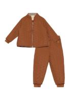 Liv Thermo Set - Mini Outerwear Thermo Outerwear Thermo Sets Brown Nuu...