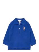 Polo Bear Cotton Mesh Polo Shirt Tops T-shirts Polo Shirts Long-sleeve...