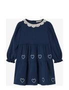 Elmo Heart Ls Dress Dresses & Skirts Dresses Casual Dresses Long-sleev...