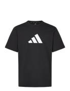 M Fi 3Bar Tee Sport Men Sports Clothes Sport Tops Sport T-Skjorte Blac...