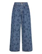 Maridenim Loose Unikko Bottoms Jeans Wide Blue Marimekko