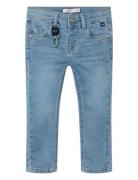 Nmmtheo Dnmthayer 2689Swe Key Pant Noos Bottoms Jeans Skinny Jeans Blu...