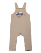 Nbmvonne Sweat Overall Box Bru Bottoms Dungarees Beige Name It