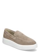 Fletcher Loafer Loafers Flade Sko Beige Steve Madden