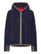 Fleece Jacket Tops Sweatshirts & Hoodies Fleeces & Midlayers Navy Ilse...