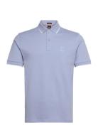 Passertip Tops Polos Short-sleeved Blue BOSS