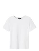 Nlfdinci Ss Short S Top Noos Tops T-Kortærmet Skjorte White LMTD