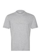 T-Shirt Tops T-Kortærmet Skjorte Grey EA7