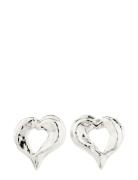 Tide Recycled Heart Earrings Accessories Jewellery Earrings Studs Silv...