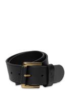 Leather Dress Belt Accessories Belts Classic Belts Black Polo Ralph La...