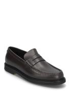 Kope_Mocc_Lt Loafers Flade Sko Brown BOSS