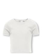 Kogrene Life S/S Open Back Top Jrs Tops T-Kortærmet Skjorte White Kids...