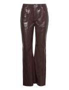 Vmkithy Hr Loose Str Glossy Pl Pant Bottoms Trousers Leather Leggings-...