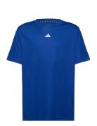 J Tr-Es T Tops T-Kortærmet Skjorte Blue Adidas Sportswear