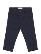 Cotton Chinos Bottoms Chinos Navy Mango