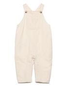 Pocket Corduroy Dungarees Bottoms Dungarees Beige Mango