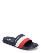 All American Slide Shoes Summer Shoes Sandals Pool Sliders Navy Champi...