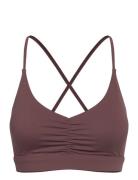 Ultimate Ruched Bra Sport Women Sport Clothing Sport Bras - All Brown ...