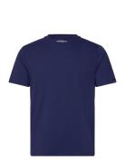 Jrsy Grphc Tee Hd To Tops T-Kortærmet Skjorte Navy Original Penguin