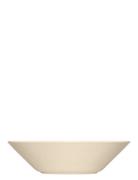 Teema Plate Depth 21Cm Linen Home Tableware Bowls Breakfast Bowls Crea...