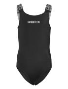 Swimsuit Badedragt Badetøj Black Calvin Klein