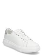 Cupsole Lace Up - Suede Bt Low-top Sneakers White Calvin Klein