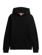 Essential Logo Hoodie Hb Tops Sweatshirts & Hoodies Hoodies Black Supe...