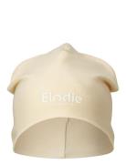 Logo Beanie - Oat White Accessories Headwear Hats Beanie Cream Elodie ...