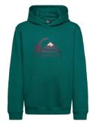 Big Logo Hoodie Youth Tops Sweatshirts & Hoodies Hoodies Green Quiksil...