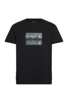 Shoreline T-Shirt Tops T-Kortærmet Skjorte Black Makia