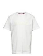 Short Sleeves Tee-Shirt Tops T-Kortærmet Skjorte White Hugo Kids