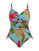 Pichola Uw Twist Front Swimsuit With Adjustable Leg Badedragt Badetøj ...