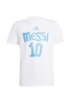 Y Messi N&N G T Sport T-Kortærmet Skjorte White Adidas Performance