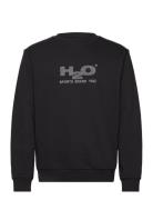 Logo Sweat O'neck Tops Sweatshirts & Hoodies Sweatshirts Black H2O