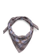 Bandana With Pattern Accessories Scarves Lightweight Scarves Beige Lin...