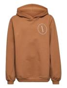 Fiasy Hoodie Tops Sweatshirts & Hoodies Hoodies Brown Sofie Schnoor Yo...