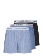 Jactokyo Woven Boxers 3 Pack Underwear Boxer Shorts Blue Jack & J S