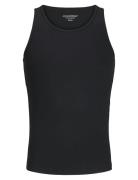 Jorislington Rib Tank Top Tops T-shirts Sleeveless Black Jack & J S