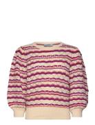 Mskalima Knit Tee Tops Knitwear Jumpers Pink Minus